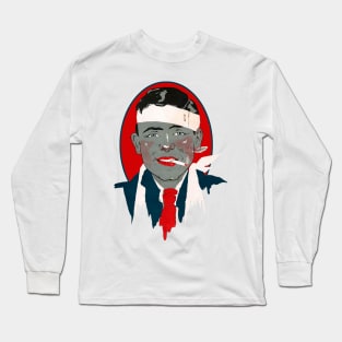 Wounded man smoking Long Sleeve T-Shirt